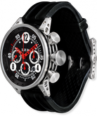 B.R.M. Watches V12-44 Red Hands Watch V12-44-BN-AR Image 1