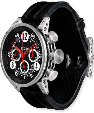B.R.M. Watches V12-44 Red Hands Watch V12-44-BN-AR Image 1