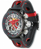 B.R.M. Watches V12-44 Sport Red Hands Watch V12-44-SPORT-AR Image 1