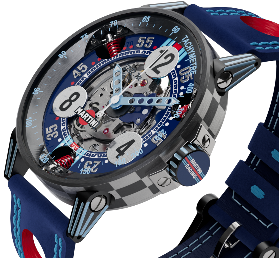 B.R.M. Watches V6-44 Martini Racing Skeleton Limited Edition Watch V6-44-SA-SQ-DAM-MR02 Image 5