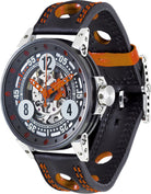 B.R.M. Watches V6-44 Sport Orange Hands Watch V6-44-SPORT-AO Image 1