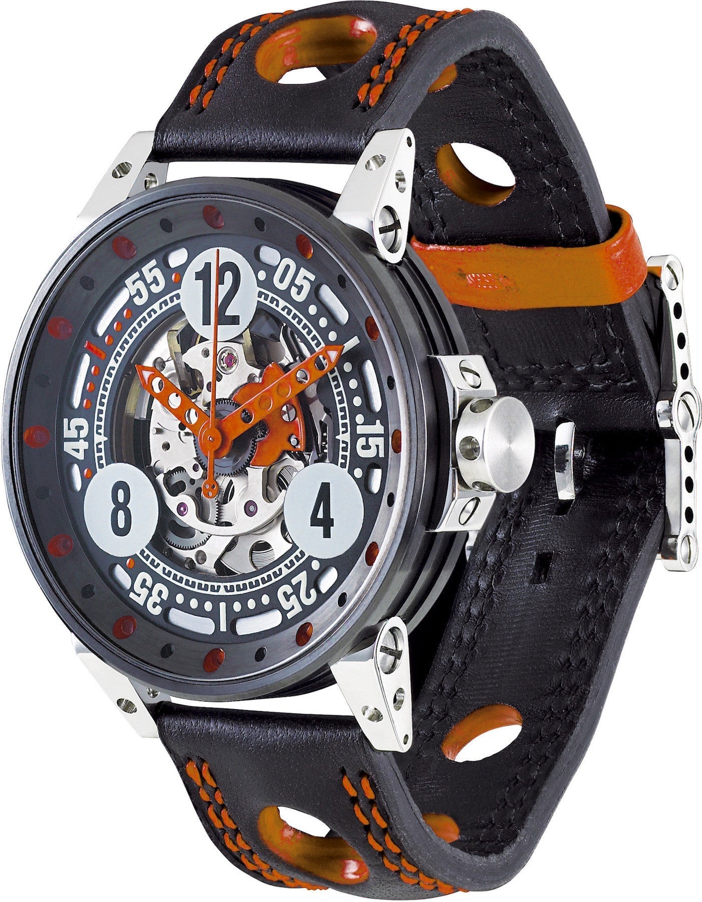 B.R.M. Watches V6-44 Sport Orange Hands Watch V6-44-SPORT-AO Image 1