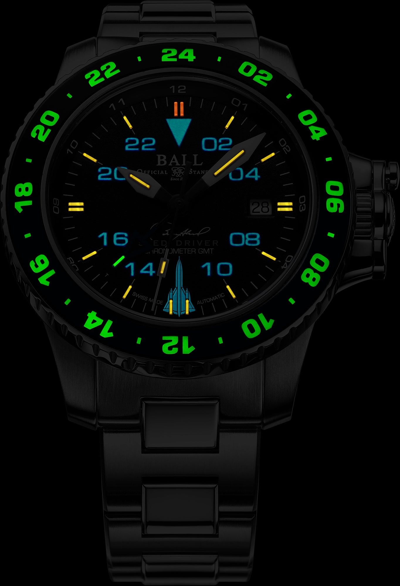 Ball Watch Company Engineer Hydrocarbon AeroGMT Sled Driver Limited Edition Watch DG2018C-S17C-BK Image 5