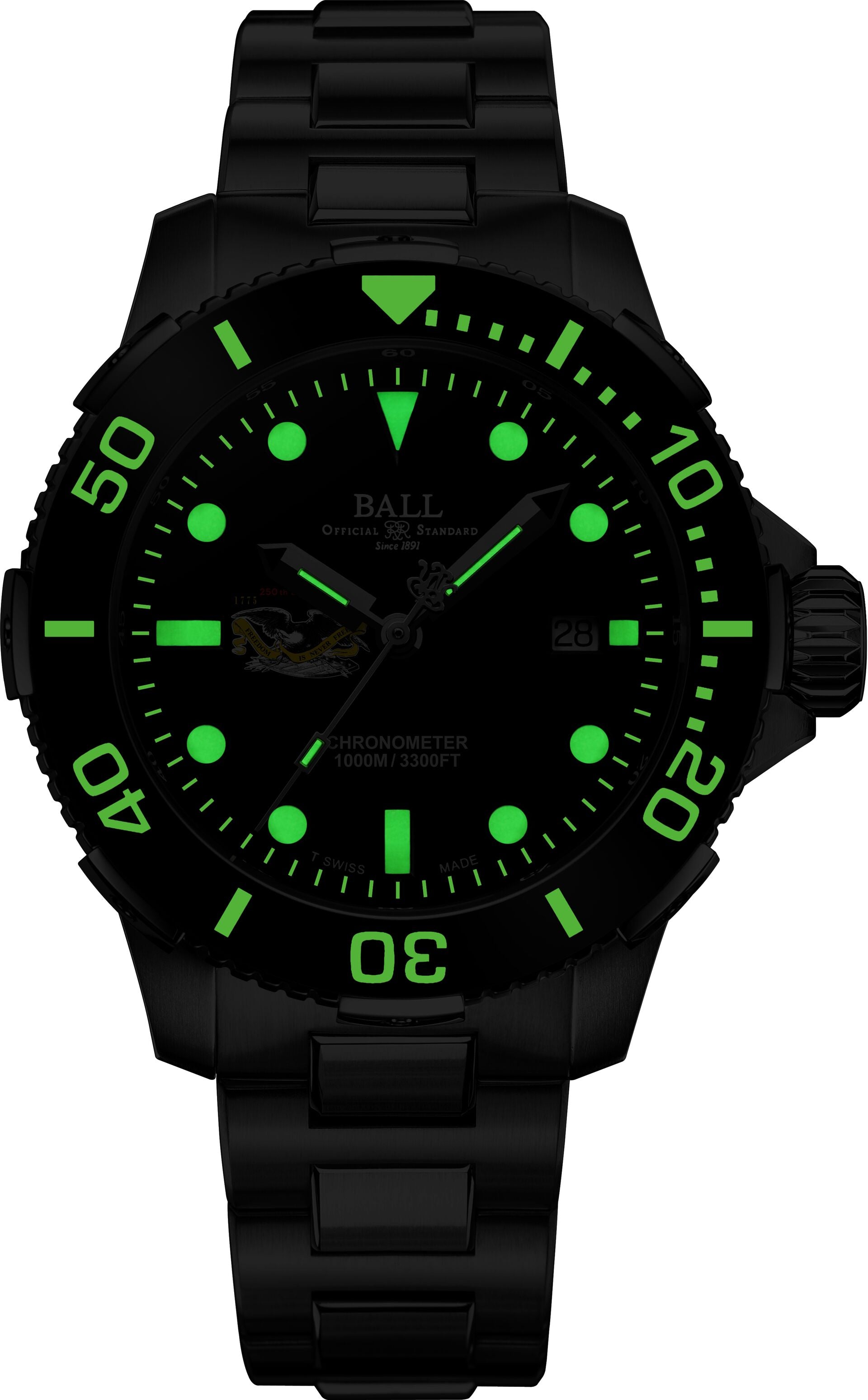 Ball Watch Company Engineer Hydrocarbon DeepQuest Protector Limited Edition Watch DM3002A-S9C-BK Image 2