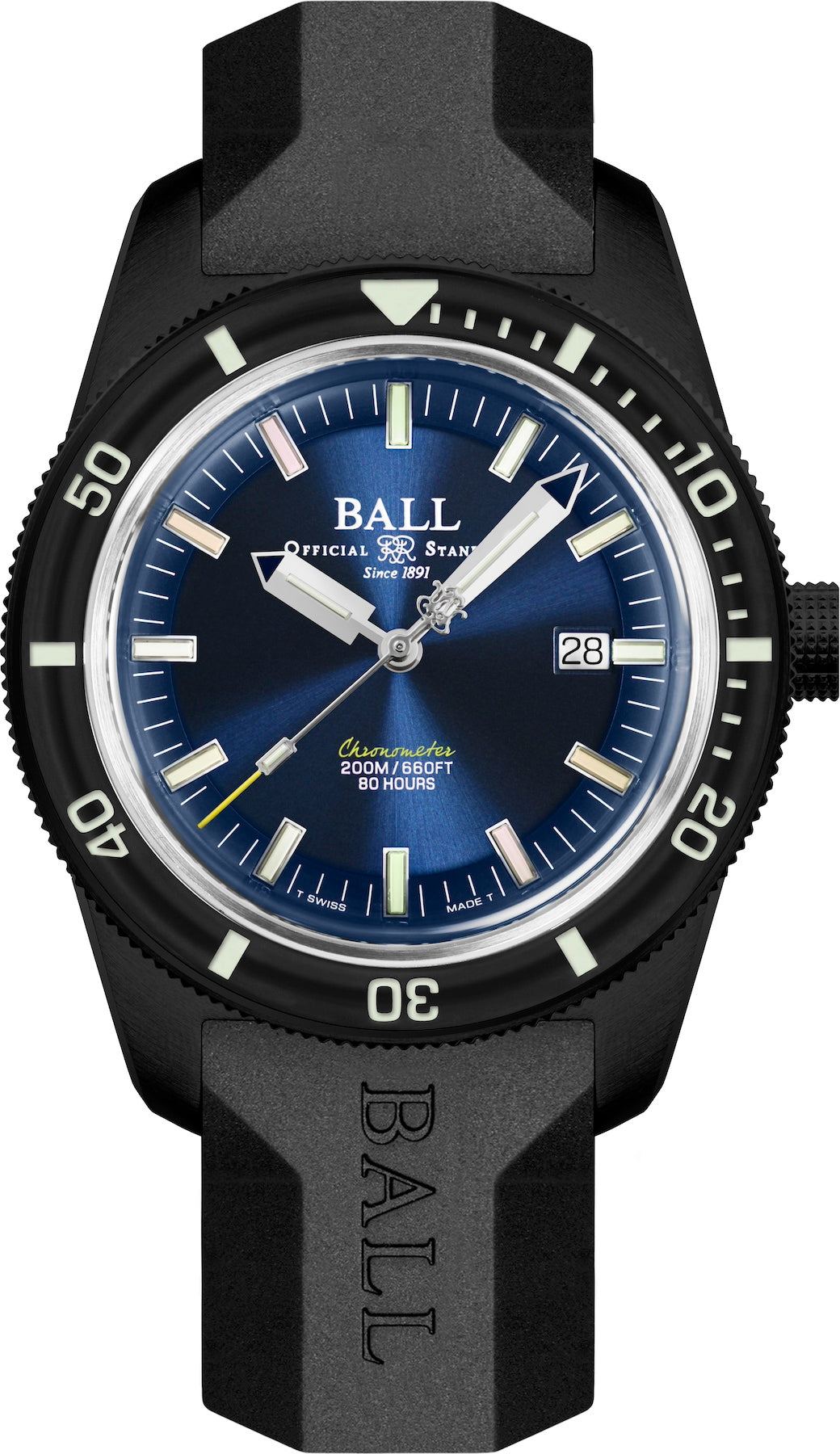 Ball Watch Company Engineer II Skindiver Heritage Manufacture Chronometer Limited Edition Watch DD3208B-P2C-BER Image 1