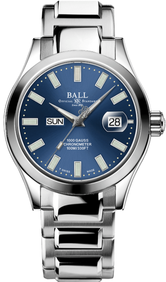 Ball Watch Company Engineer III Marvelight Chronometer Day Date Watch NM9036C-S1C-BE Image 1