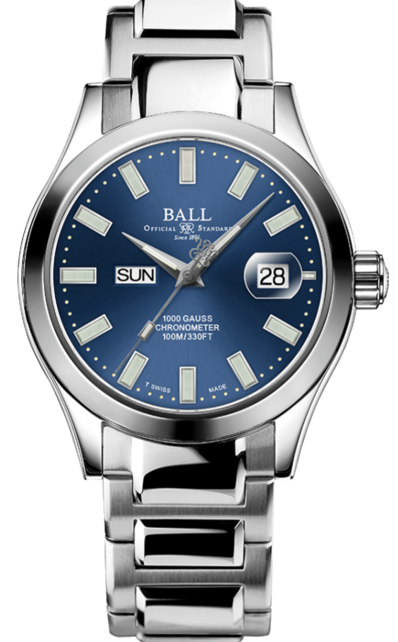Ball Watch Company Engineer III Marvelight Chronometer Day Date Watch NM9036C-S1C-BER Image 1