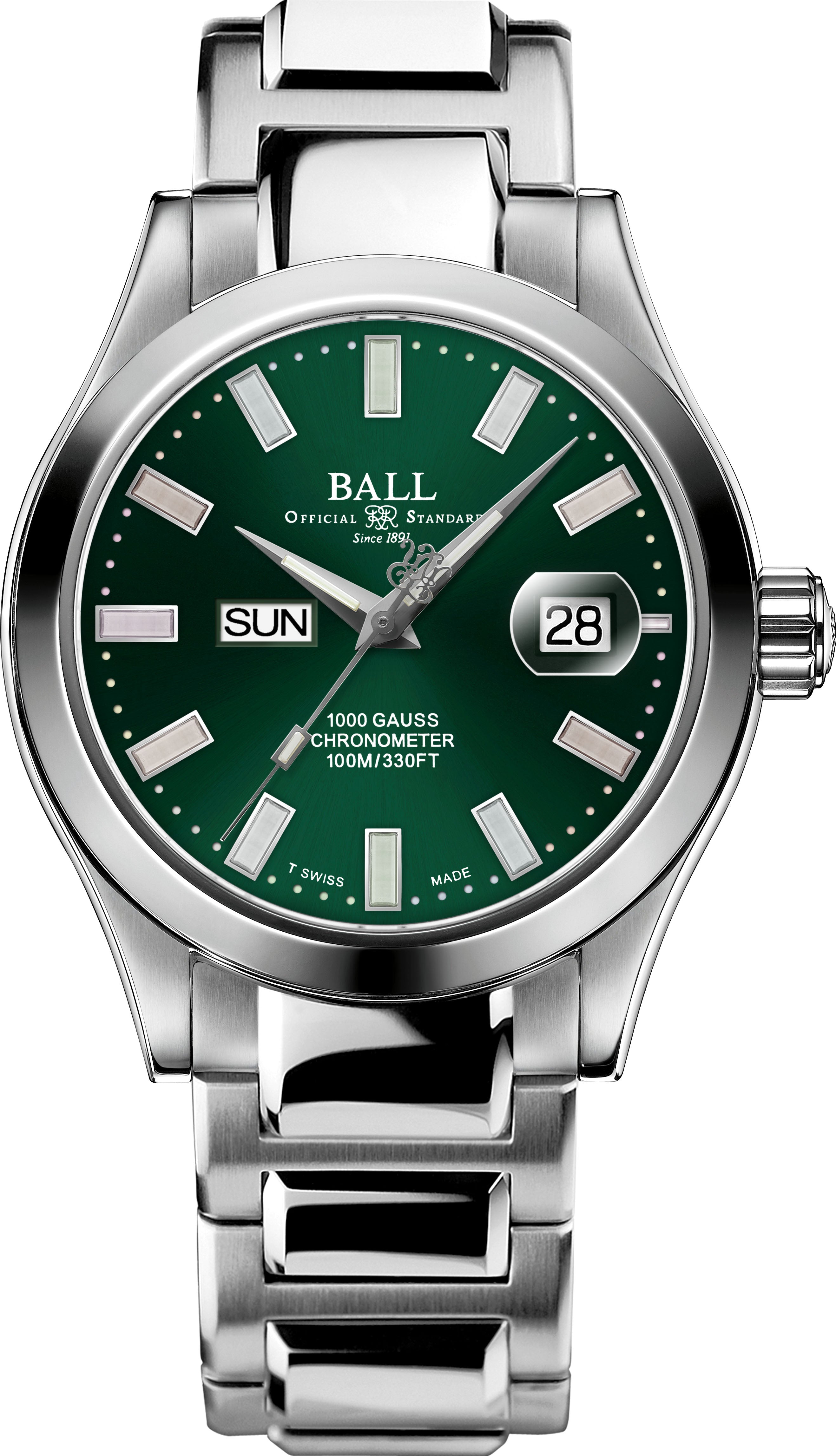 Ball Watch Company Engineer III Marvelight Chronometer Day Date Watch NM9036C-S1C-GRR Image 1