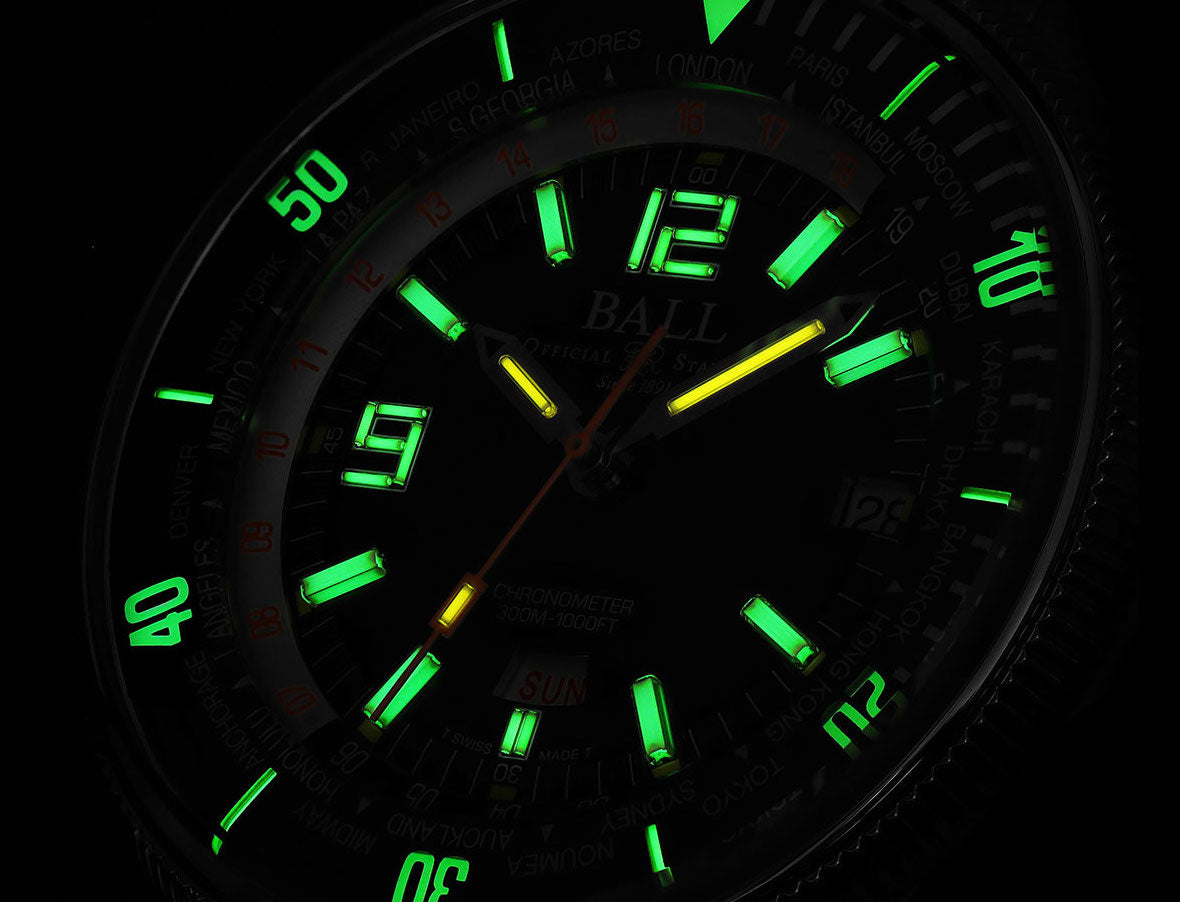 Ball Watch Company Engineer Master II Diver Worldtime Limited Edition Watch DG2232A-PC-BK Image 5