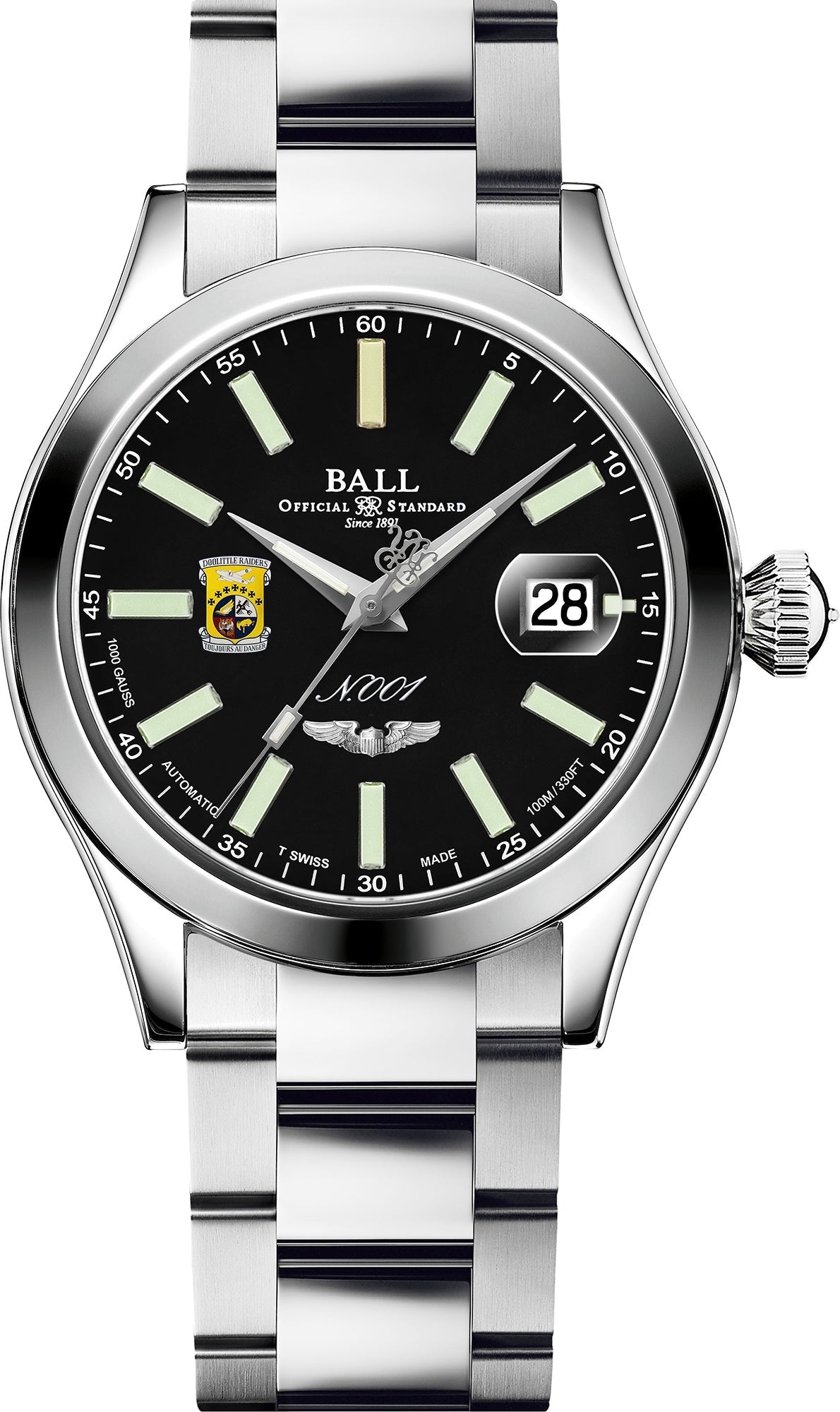 Ball Watch Company Engineer Master II Doolittle Raiders Limited Edition Watch NM3000C-S1-BK Image 1
