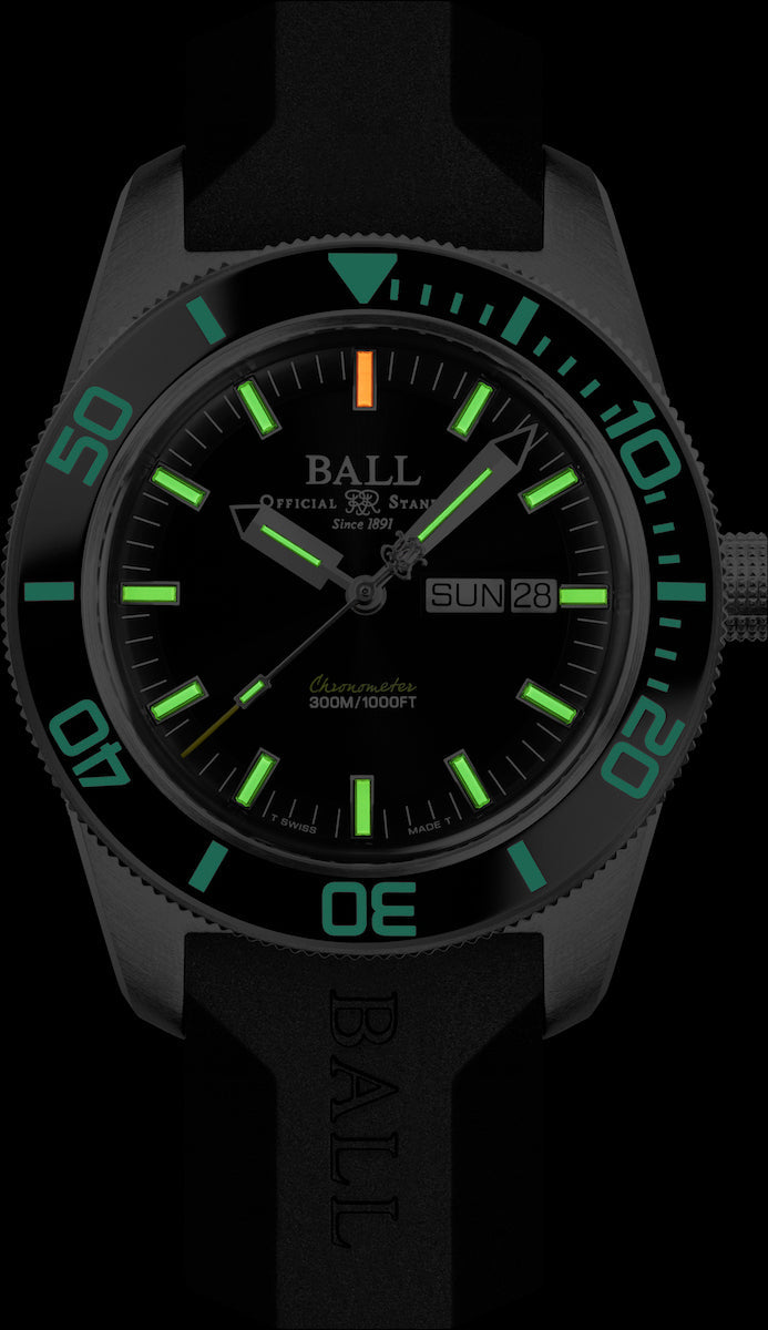 Ball Watch Company Engineer Master II Skindiver Heritage Watch DM3308A-PC-BK Image 2