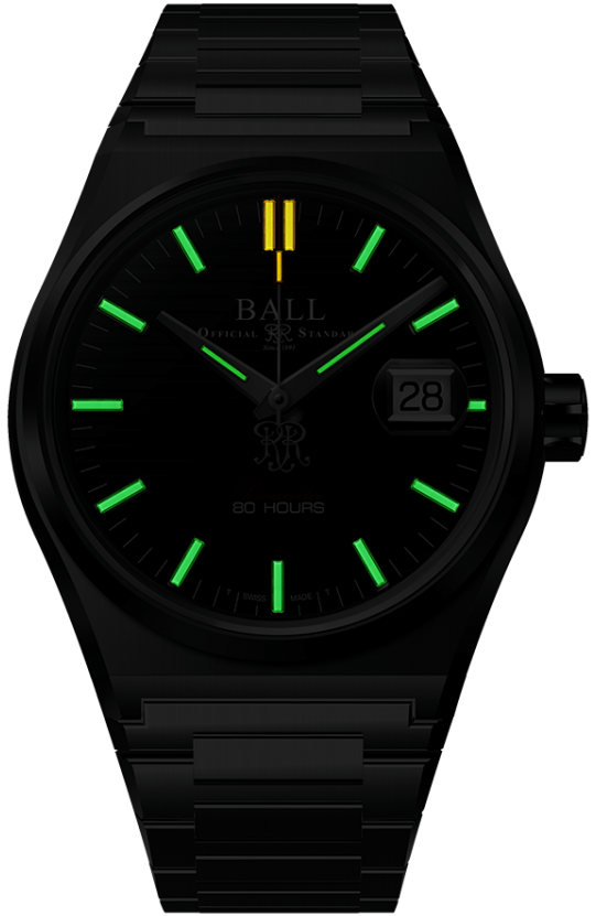 Ball Watch Company Roadmaster M Perseverer 40mm Black Limited Edition Watch NM9052C-S1C-BK Image 2