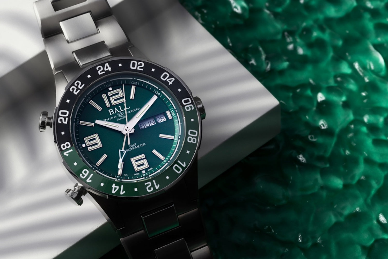 Ball Watch Company Roadmaster Marine GMT Limited Edition Watch DG3000A-S2C-GR Image 4