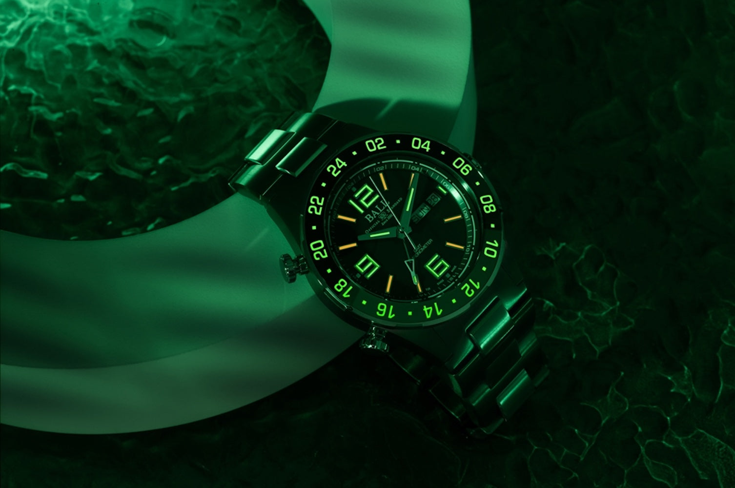 Ball Watch Company Roadmaster Marine GMT Limited Edition Watch DG3000A-S2C-GR Image 8