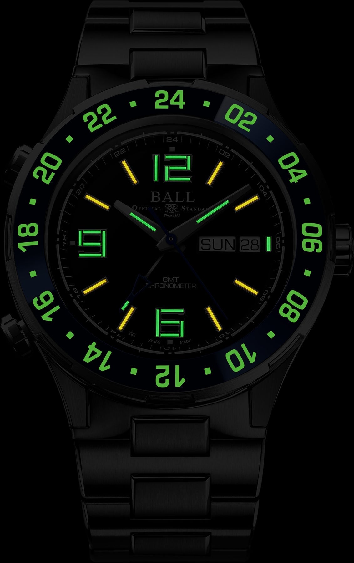 Ball Watch Company Roadmaster Marine GMT Limited Edition Watch DG3030B-S6CJ-BK Image 2
