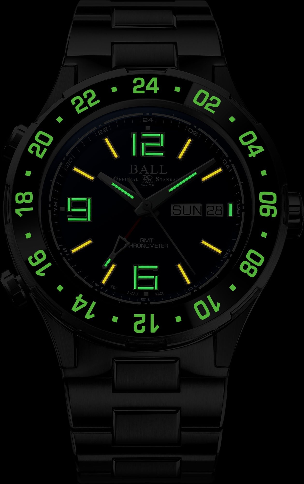 Ball Watch Company Roadmaster Marine GMT Limited Edition Watch DG3030B-S7CJ-BE Image 2