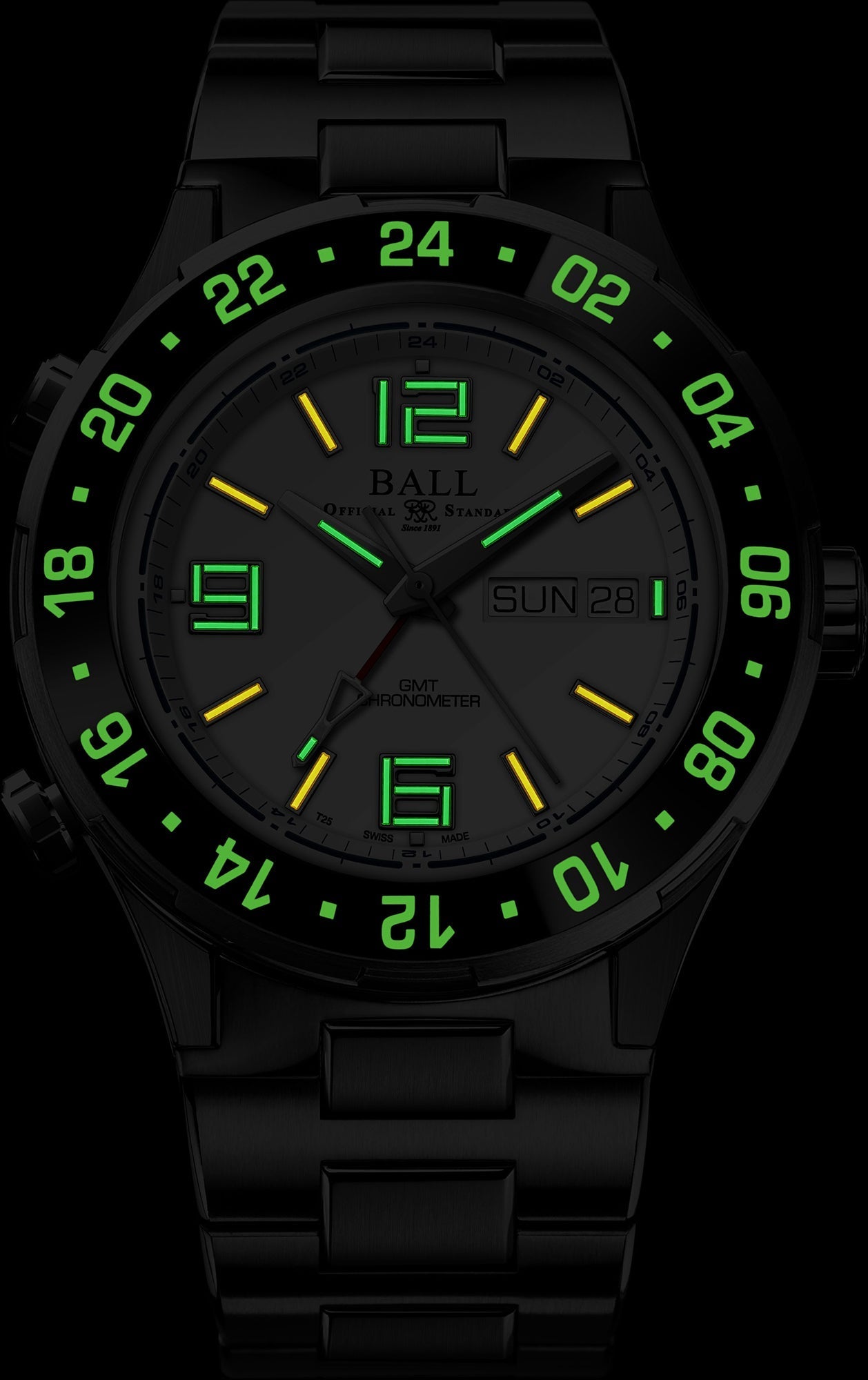 Ball Watch Company Roadmaster Marine GMT Limited Edition Watch DG3030B-S7CJ-WH Image 2