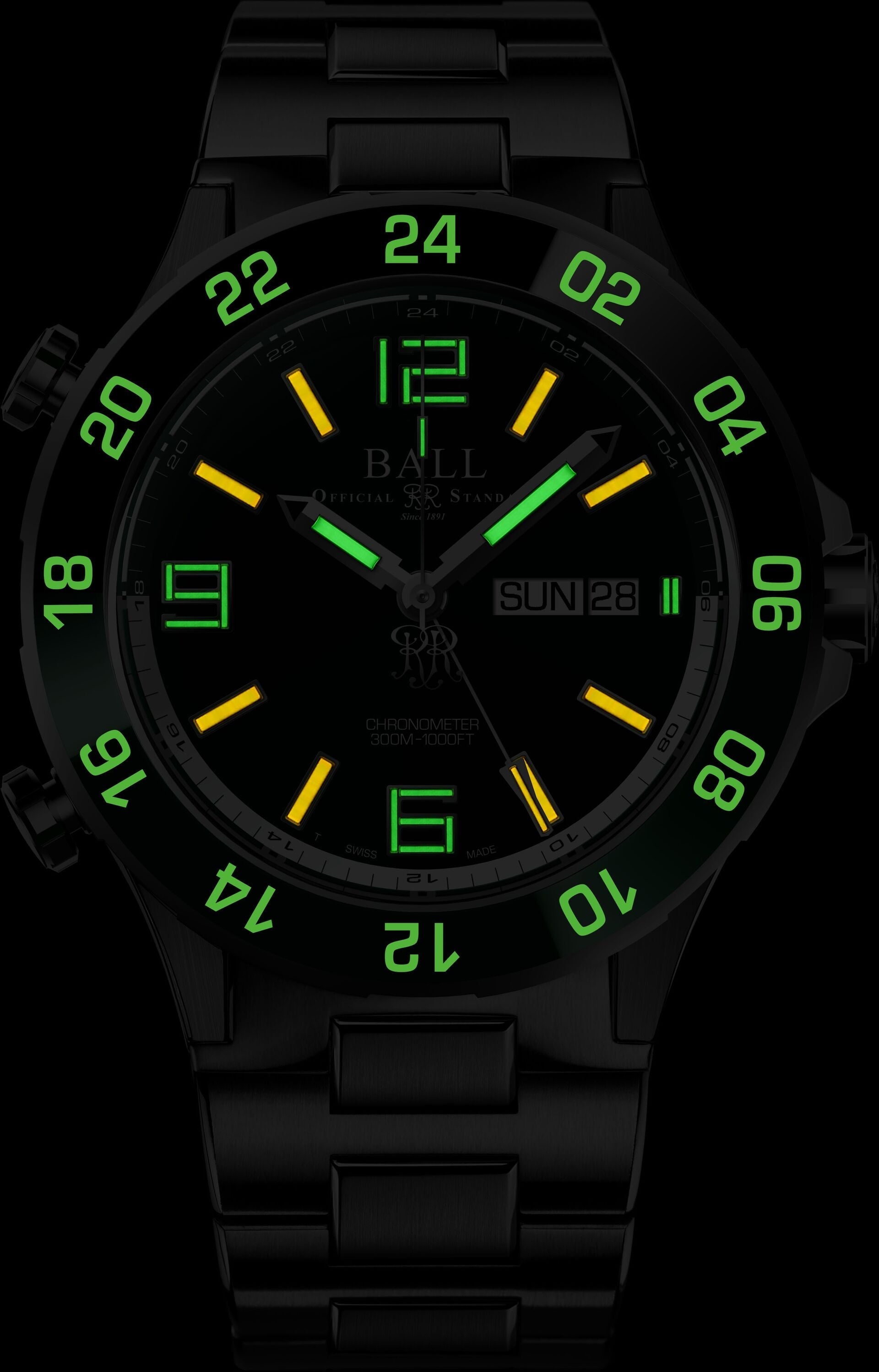 Ball Watch Company Roadmaster Marine GMT Limited Edition Watch DG3222A-S2C-GR Image 2