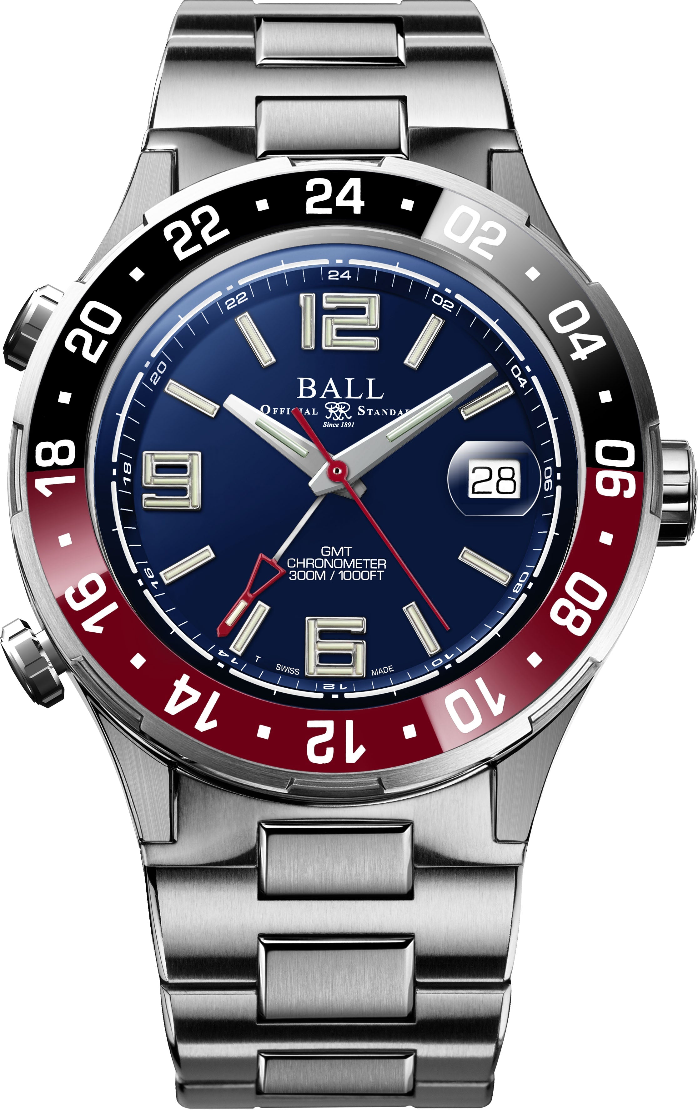 Ball Watch Company Roadmaster Pilot GMT Limited Edition Watch DG3038A-S1C-BE Image 1