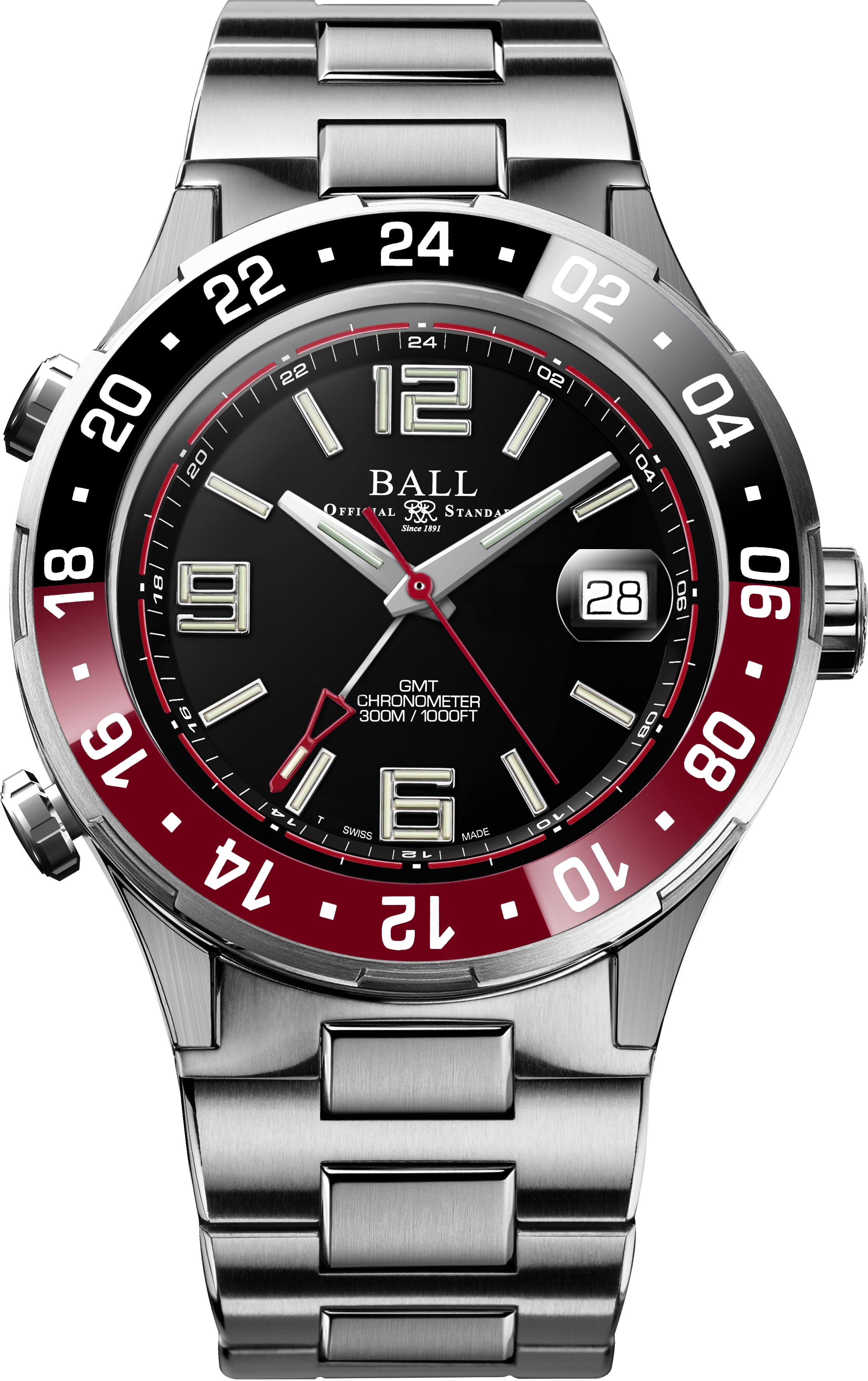Ball Watch Company Roadmaster Pilot GMT Limited Edition Watch DG3038A-S1C-BK Image 1