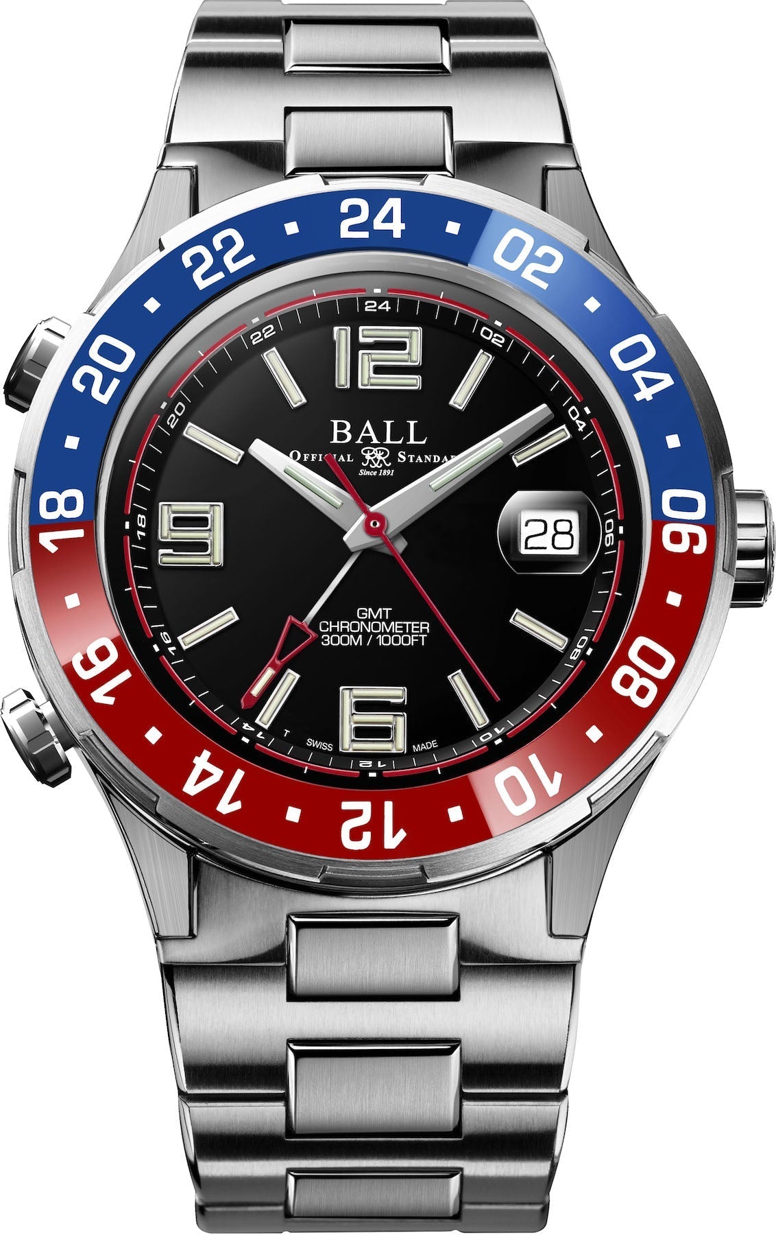 Ball Watch Company Roadmaster Pilot GMT Limited Edition Watch DG3038A-S2C-BK Image 1