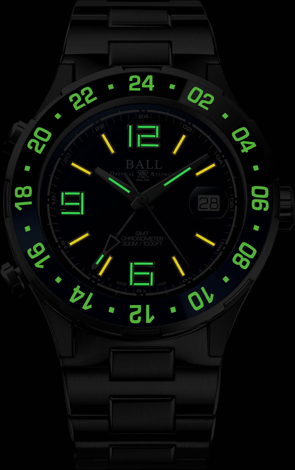 Ball Watch Company Roadmaster Pilot GMT Limited Edition Watch DG3038A-S4C-BE Image 2