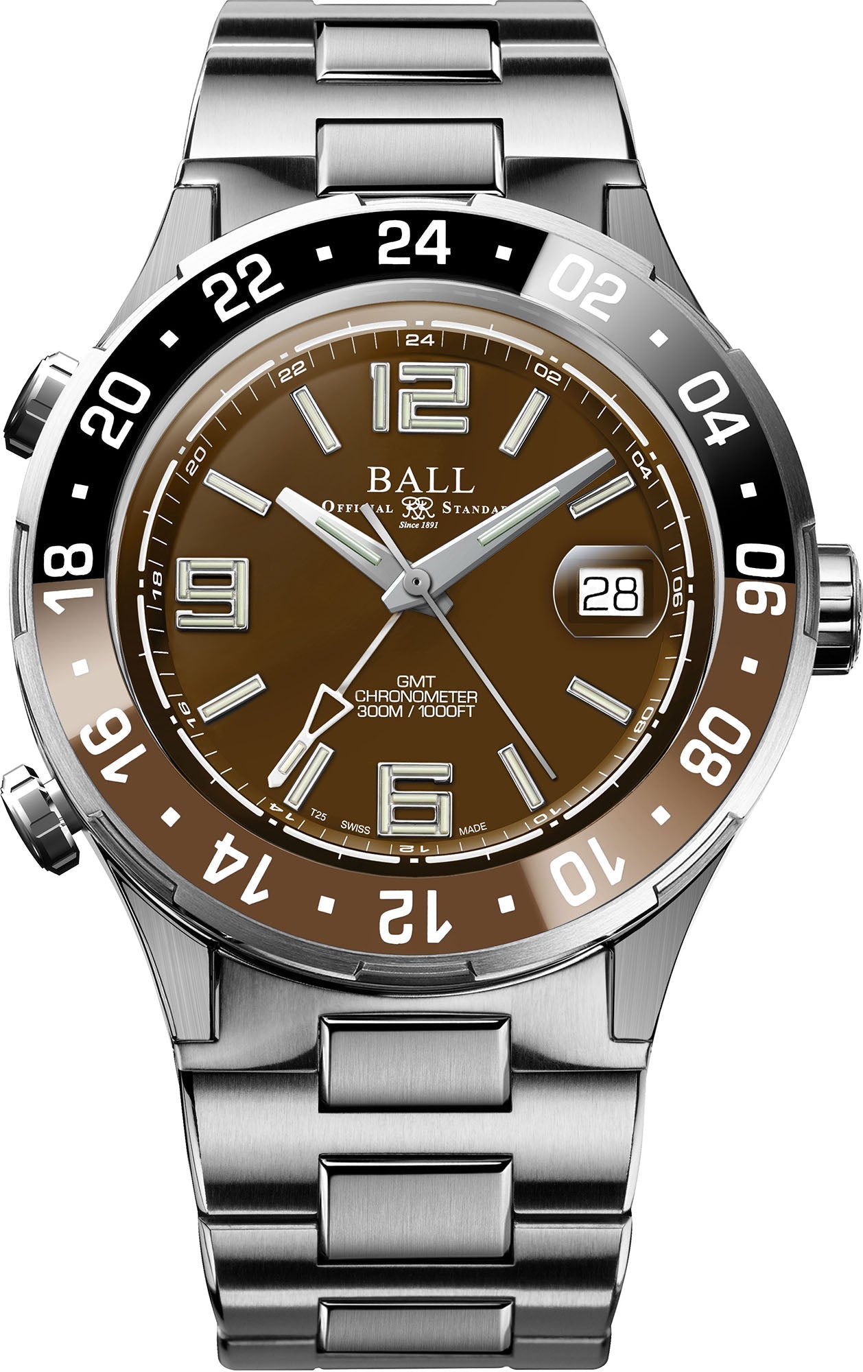 Ball Watch Company Roadmaster Pilot GMT Limited Edition Watch DG3038A-S5CJ-BR Image 1