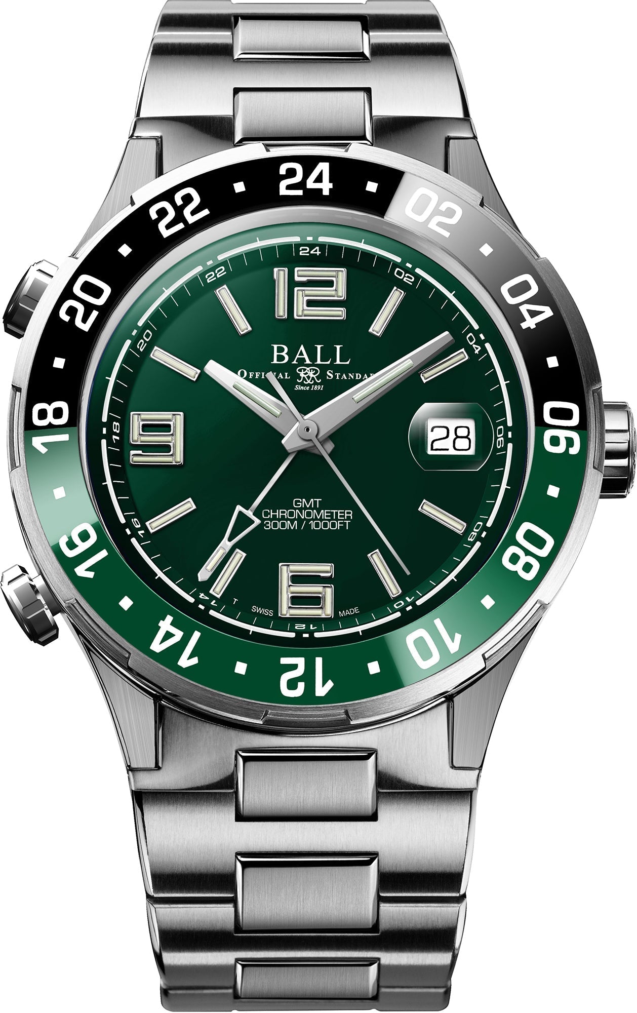 Ball Watch Company Roadmaster Pilot GMT Pilot GMT Limited Edition Watch DG3038A-S3C-GR Image 1