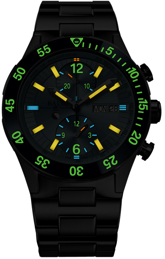 Ball Watch Company Roadmaster Rescue Chronograph Ice Blue Limited Edition Watch DC3030C-S3-IBE Image 2