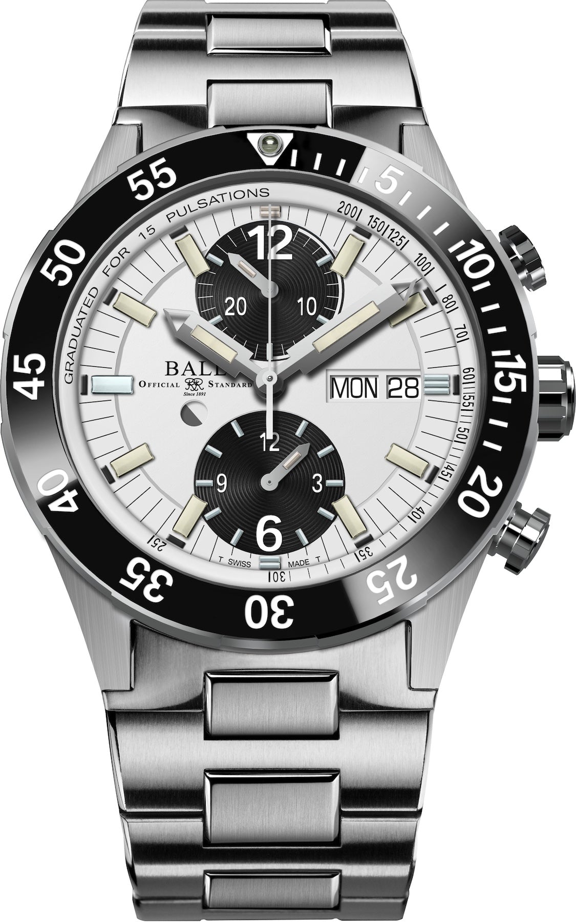 Ball Watch Company Roadmaster Rescue Chronograph Limited Edition Watch DC3030C-S-WHBK Image 1