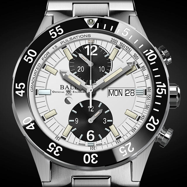 Ball Watch Company Roadmaster Rescue Chronograph Limited Edition Watch DC3030C-S-WHBK Image 3