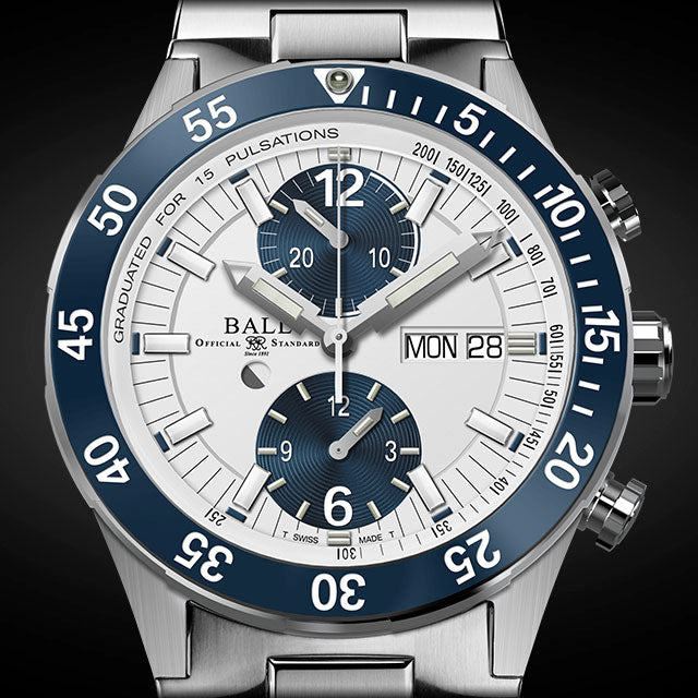 Ball Watch Company Roadmaster Rescue Chronograph Limited Edition Watch DC3030C-S1-WH Image 2