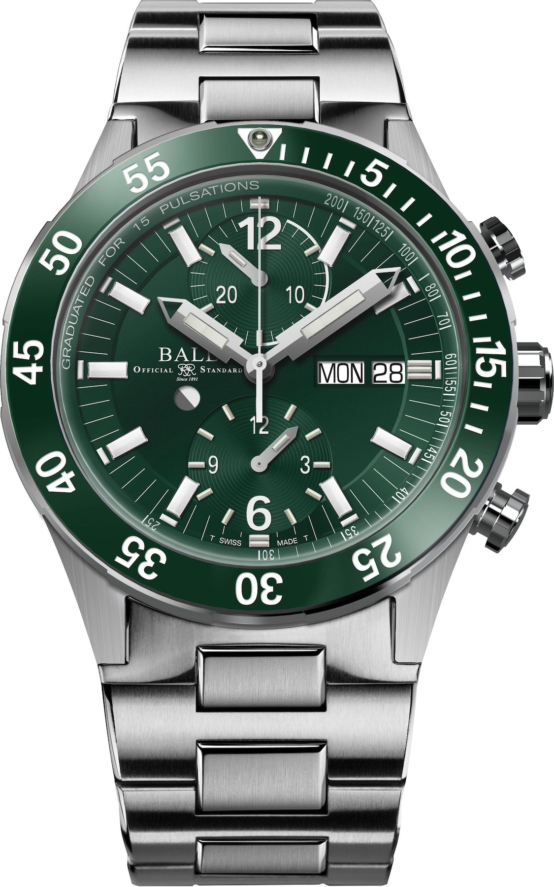 Ball Watch Company Roadmaster Rescue Chronograph Limited Edition Watch DC3030C-S2-GR Image 1