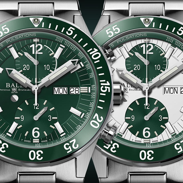 Ball Watch Company Roadmaster Rescue Chronograph Limited Edition Watch DC3030C-S2-GR Image 6