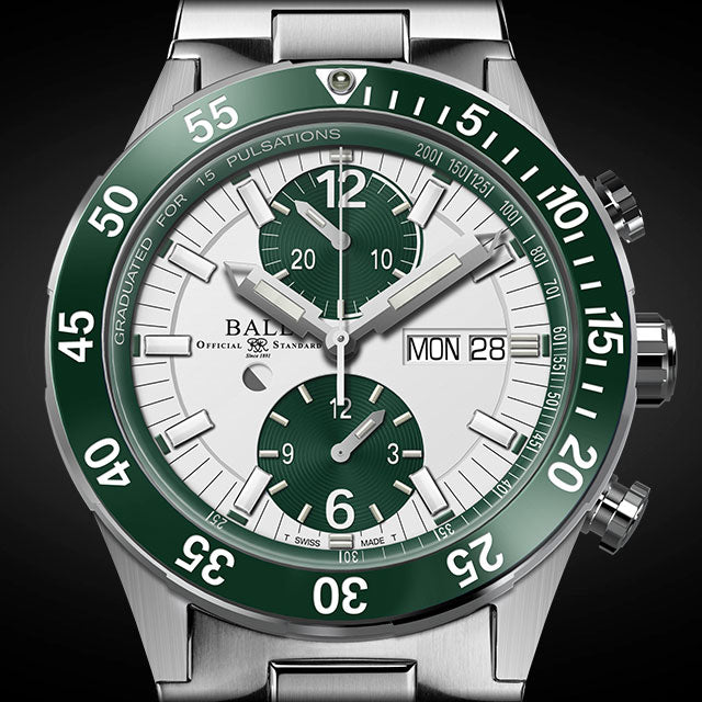 Ball Watch Company Roadmaster Rescue Chronograph Limited Edition Watch DC3030C-S2-WH Image 7