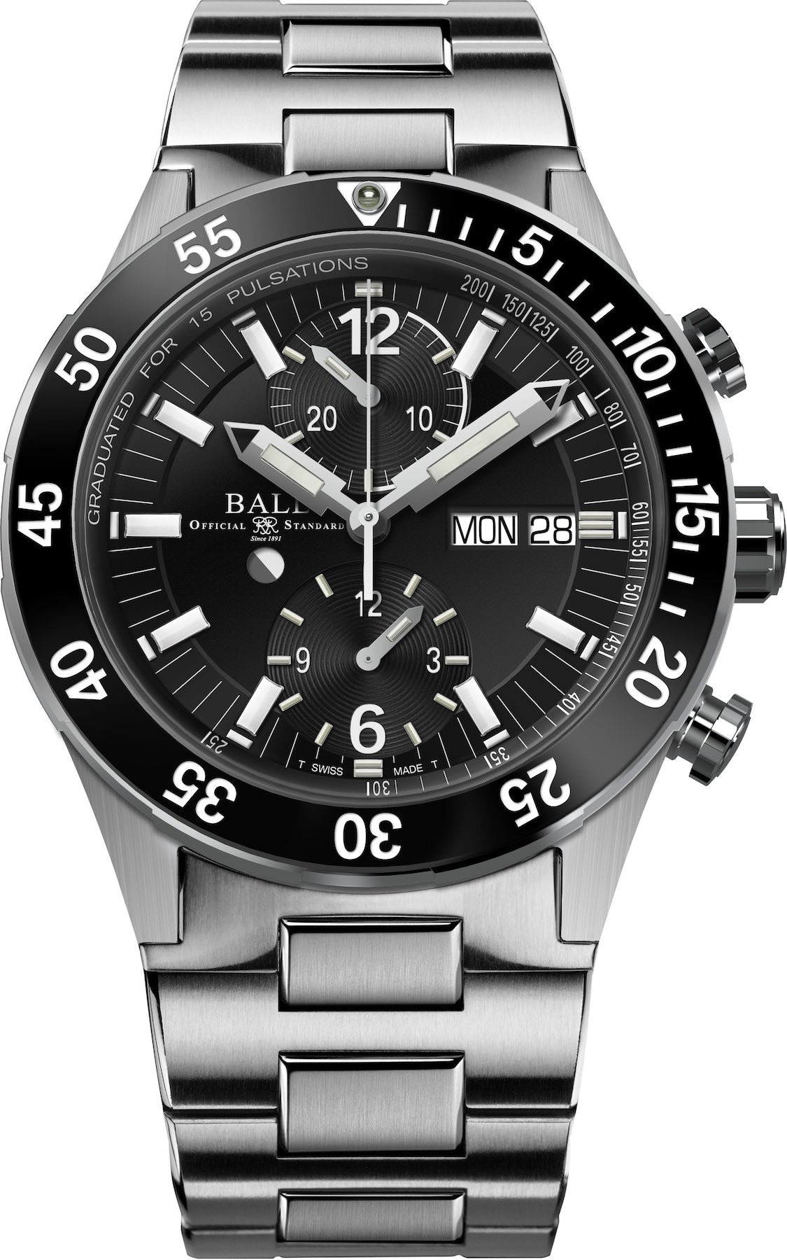 Ball Watch Company Roadmaster Rescue Chronograph Watch DC3030C-S-BK Image 1