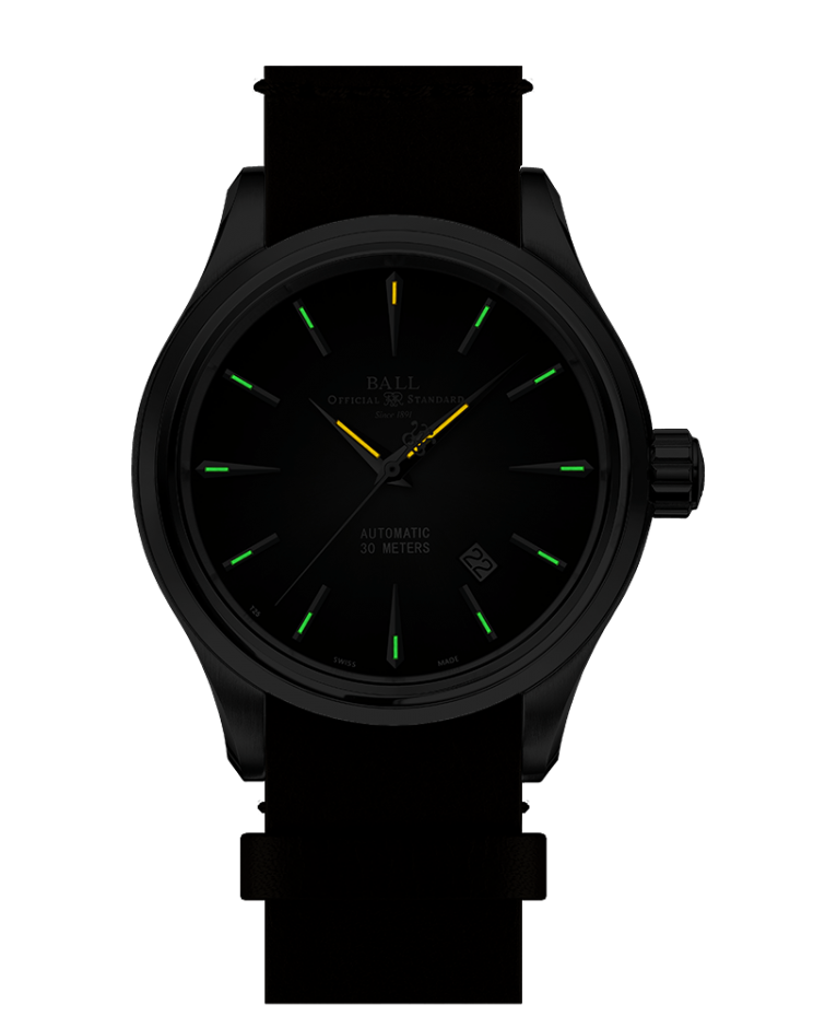Ball Watch Company Trainmaster Legend Watch NM9080D-L1J-BK Image 2