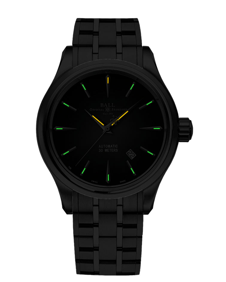 Ball Watch Company Trainmaster Legend Watch NM9080D-S1J-BK Image 2