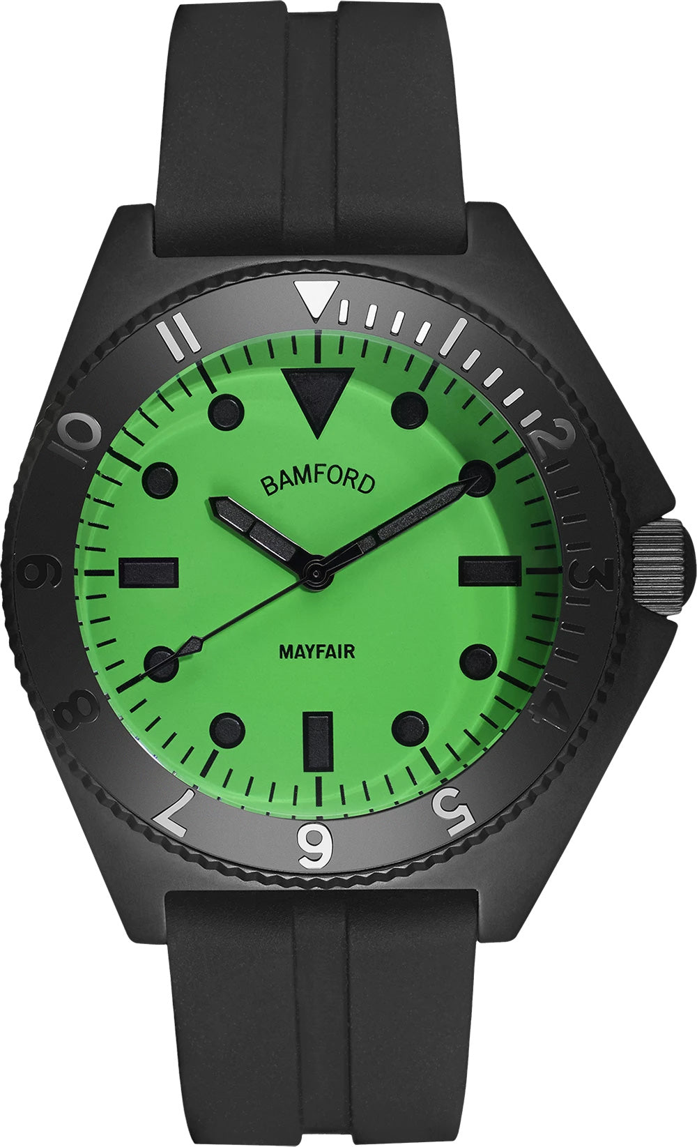 Bamford Watch Mayfair MAY-BLK-NGRN-3S