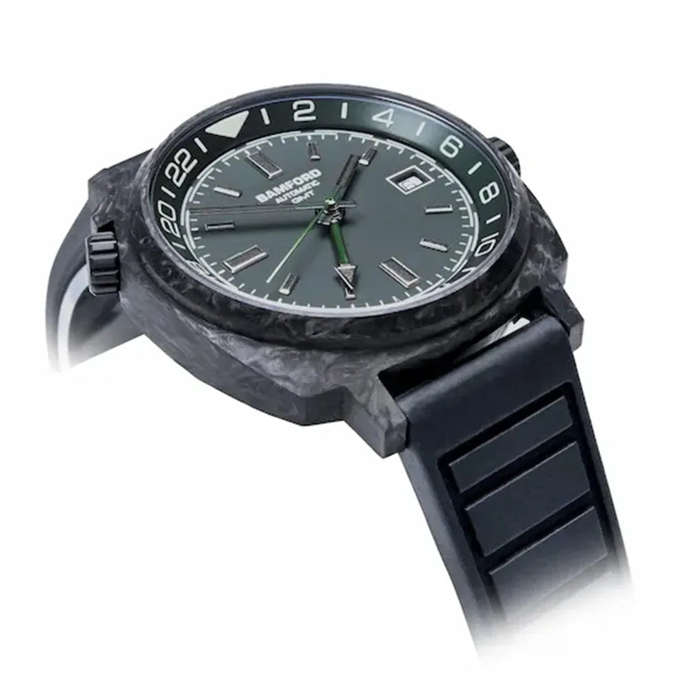 bamford-gmt-forged-carbon-dark-muted-green-silver-accents-watch-image1