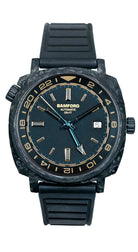 bamford-gmt-forged-carbon-deep-blue-green-gold-accents-watch