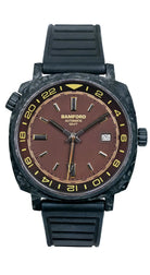 bamford-gmt-forged-carbon-muted-brown-gold-accents-watch