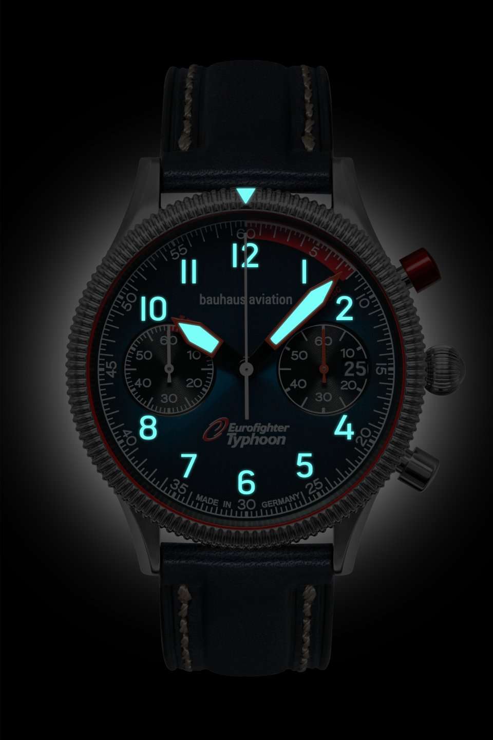 Bauhaus Aviation Eurofighter Quartz Chronograph Watch 25763 Image 2