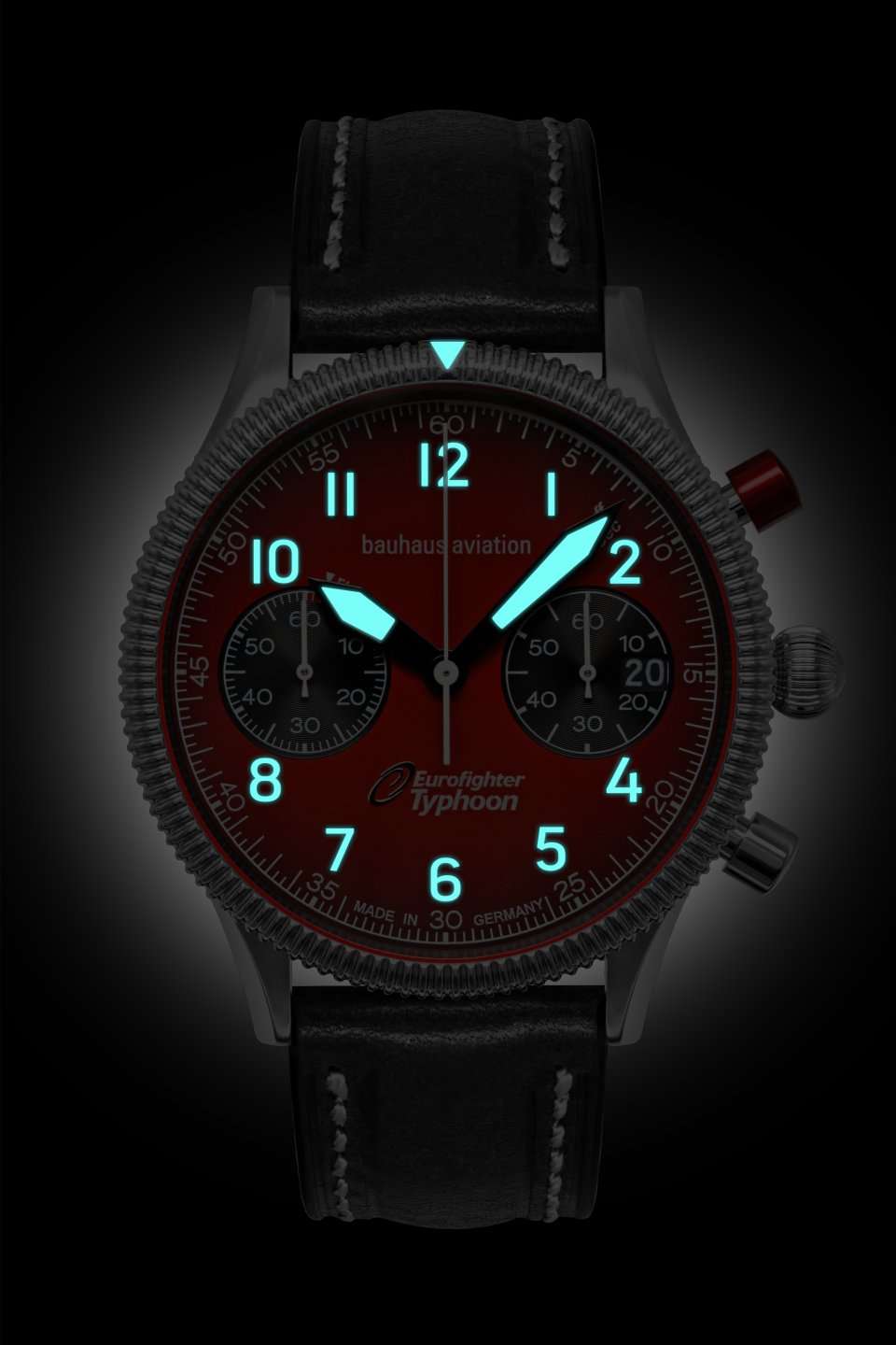 Bauhaus Aviation Eurofighter Quartz Chronograph Watch 25765 Image 3