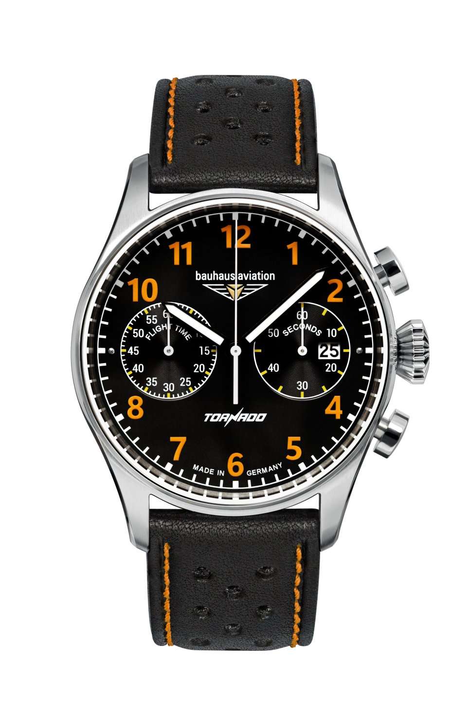 Bauhaus Aviation Flight Control Tornado Quartz Chronnograph Watch 27705 Image 1