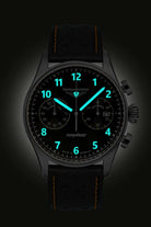 Bauhaus Aviation Flight Control Tornado Quartz Chronnograph Watch 27705 Image 2
