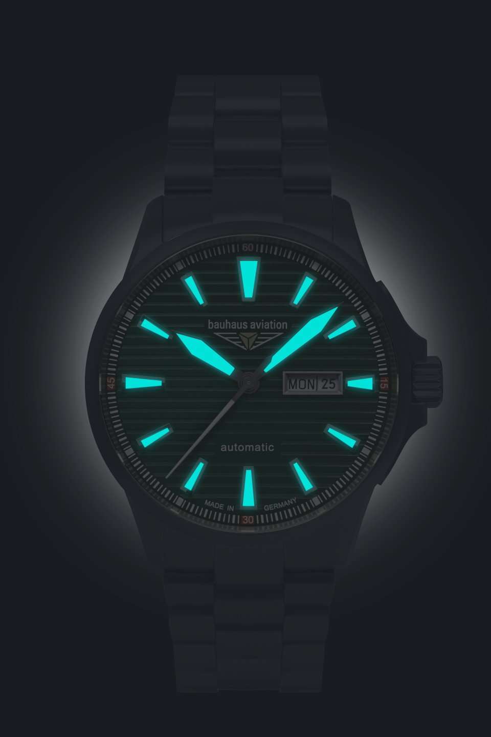 Bauhaus Aviation Iron Annie Bracelet Watch 2862M4 Image 2