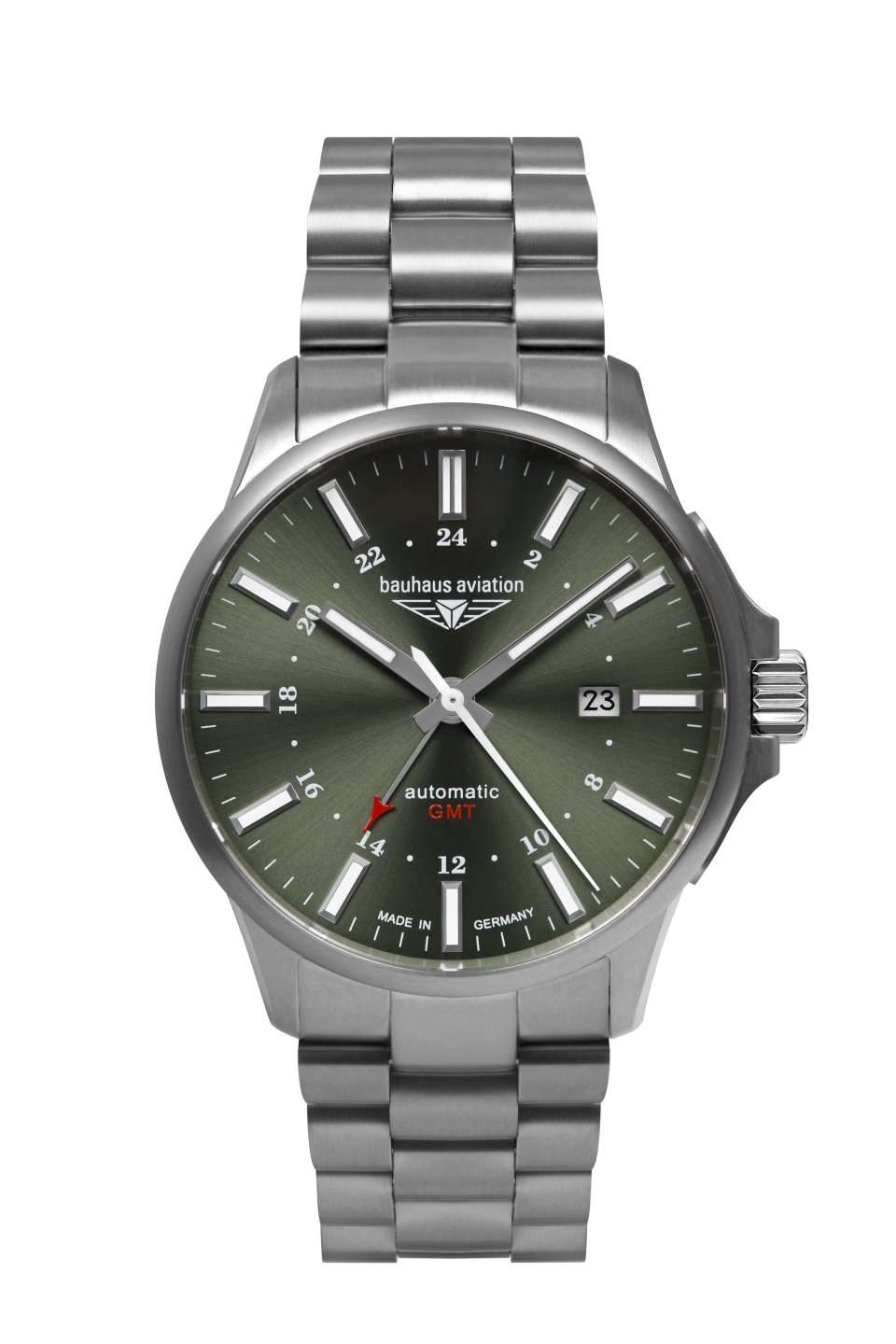 Bauhaus Aviation Titanium GMT Watch 2868M4 Image 1