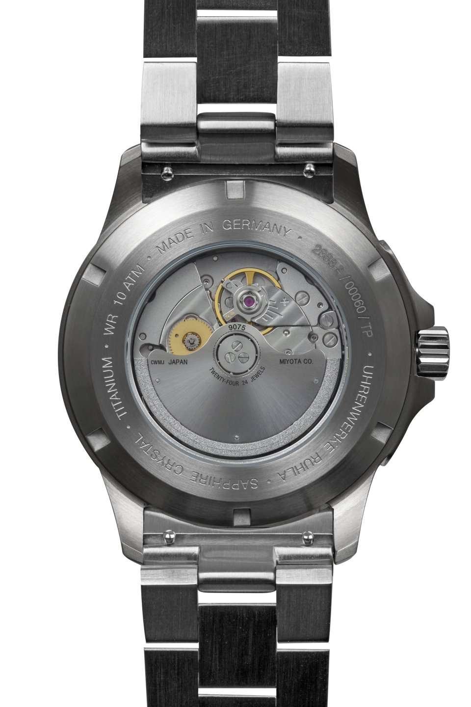 Bauhaus Aviation Titanium GMT Watch 2868M4 Image 3
