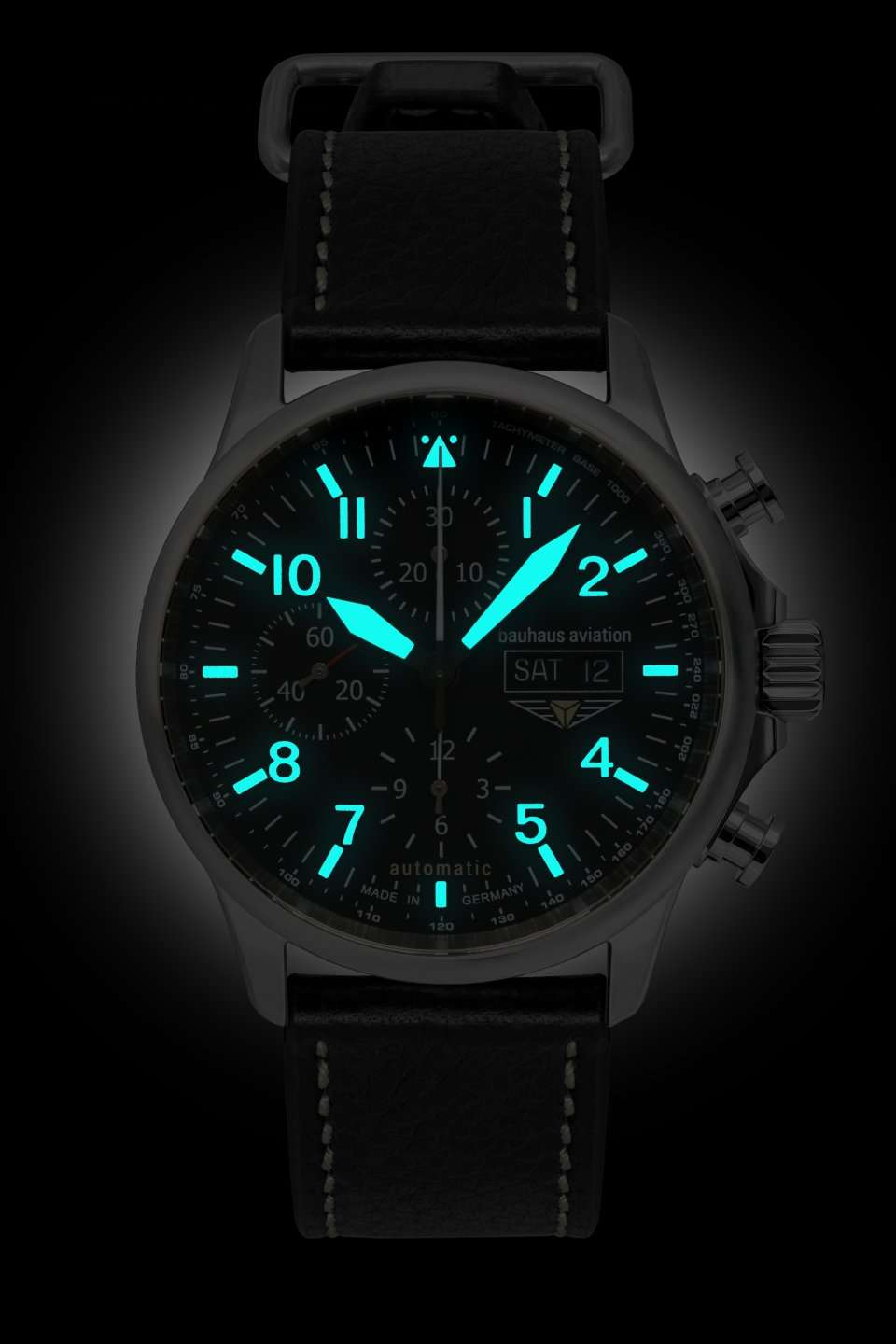 Bauhaus Aviation Tornado Chronograph Watch 27242 Image 2